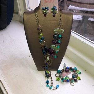 Treska jewelry in blues & purples